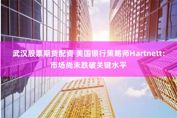 武汉股票期货配资 美国银行策略师Hartnett：市场尚未跌破关键水平